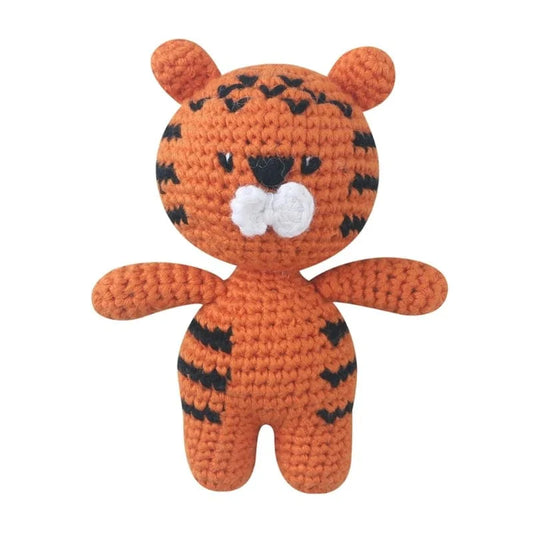Peluche Crochet Tigre Orange - Boutique Exclusif