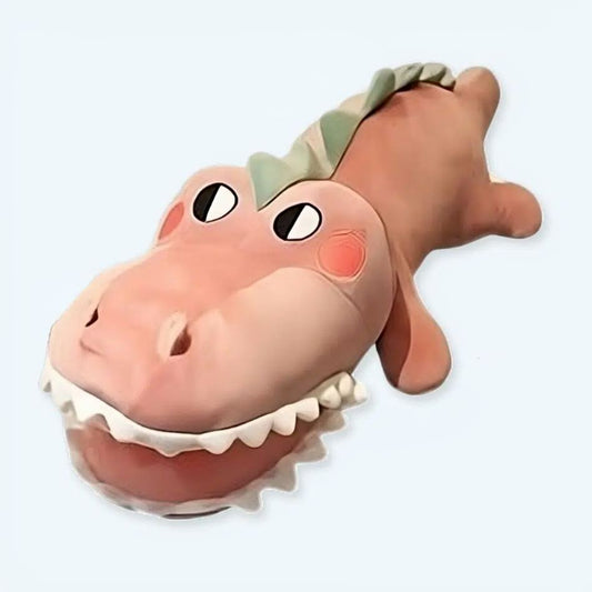 Peluche Croco Rose pour une Chambre Enfant Douillette