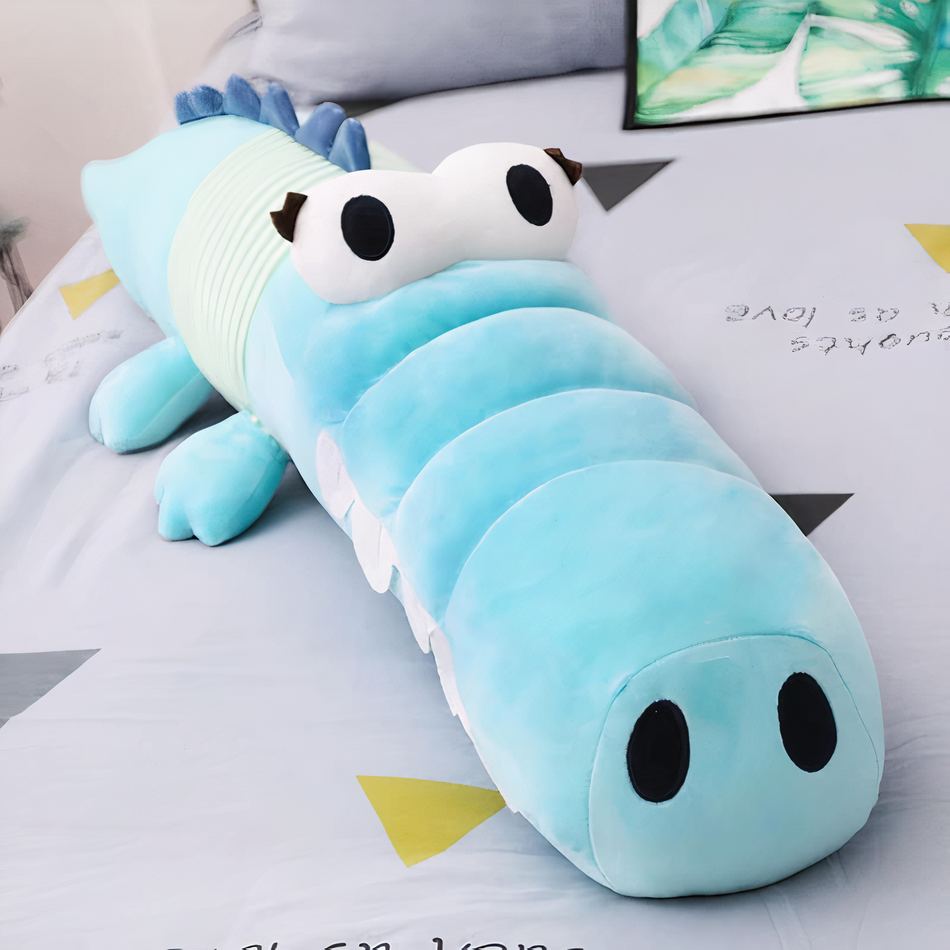 CrocoVert Doux: Peluche Enfant Câlin