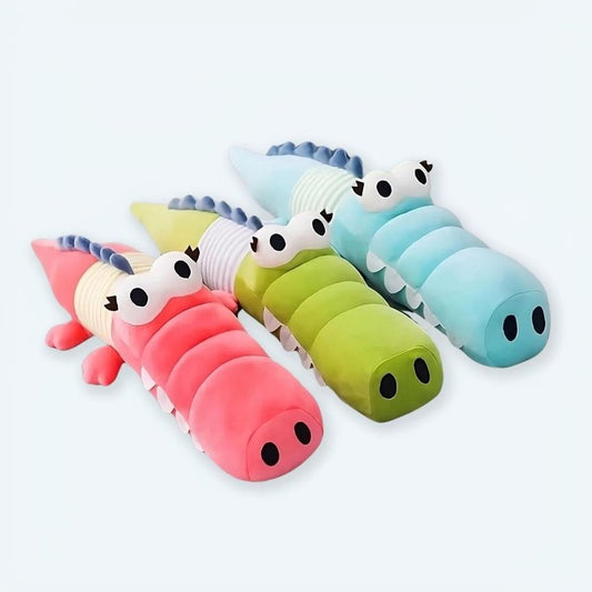 CrocoVert Doux: Peluche Enfant Câlin 