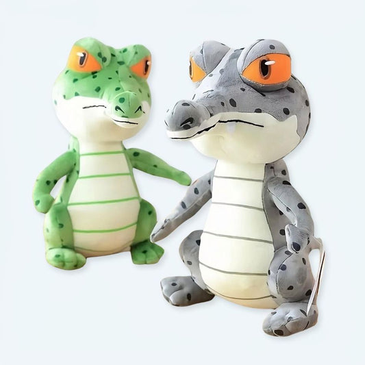 Peluche crocodile vert doux Jungle Câline pour Enfant