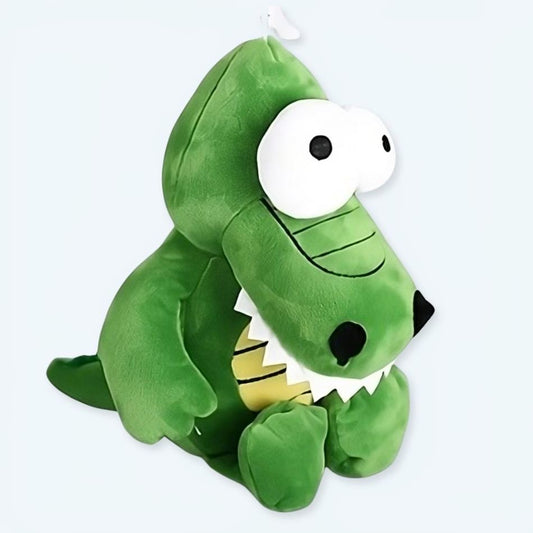 Peluche crocodile vert moelleux et  pour enfants