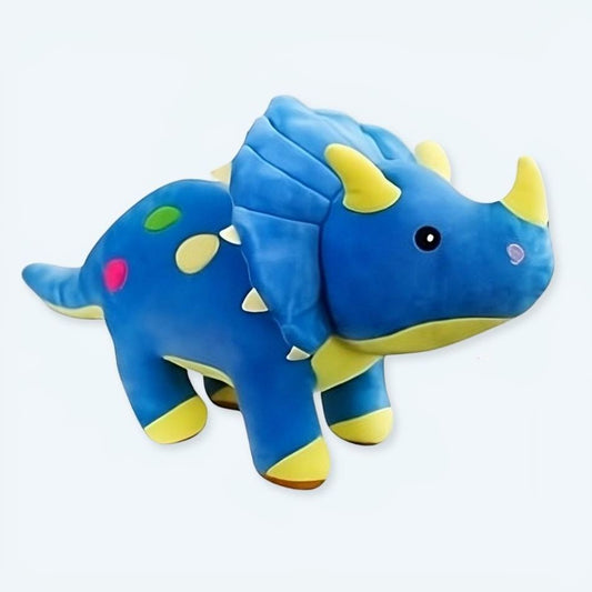 Peluche dinosaure bleu câlin douillet pour enfant - Le doudou Jurassic