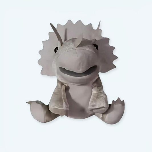 Peluche dinosaure marionnette interactive pour enfant douce