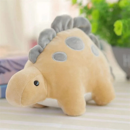 Peluche dinosaure stégosaure - Brun profond