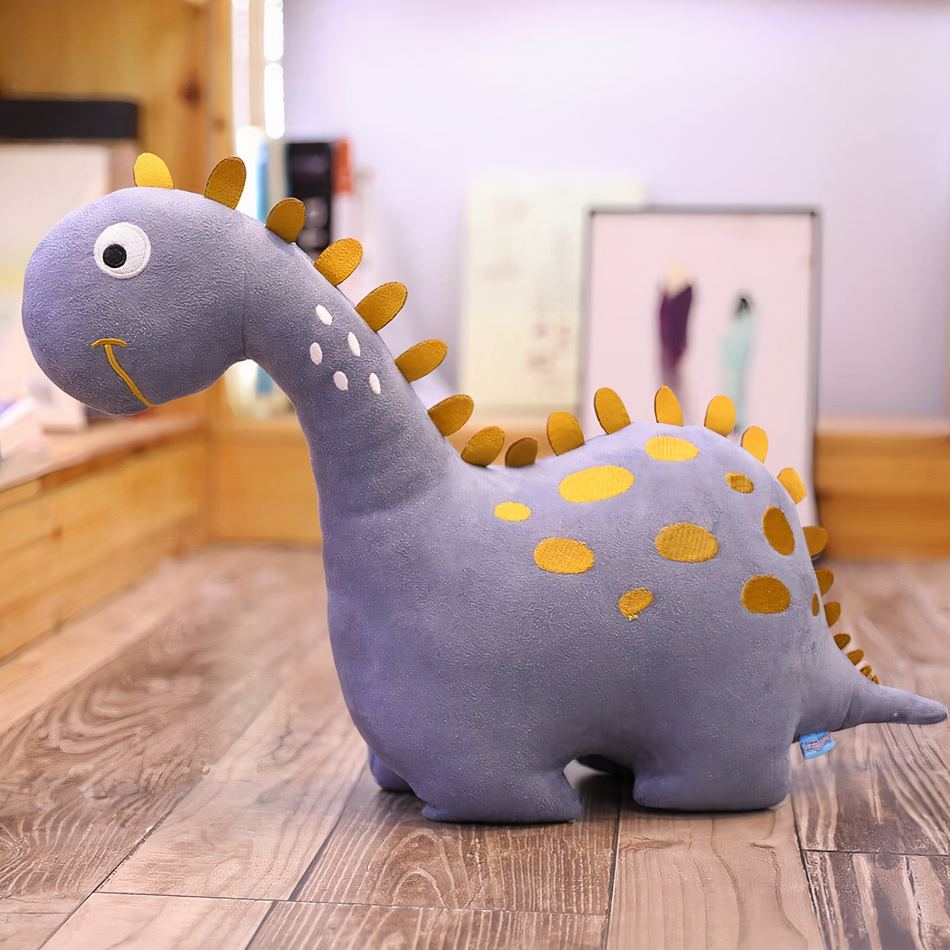 Peluche dinosaure violette e pour enfant