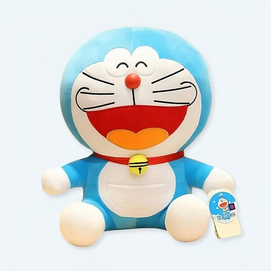 Peluche rieur Doraemon : la douceur du câlin pour la chambre d'enfant