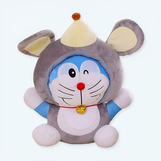 Peluche Doraemon: souris déguisée, douce et e