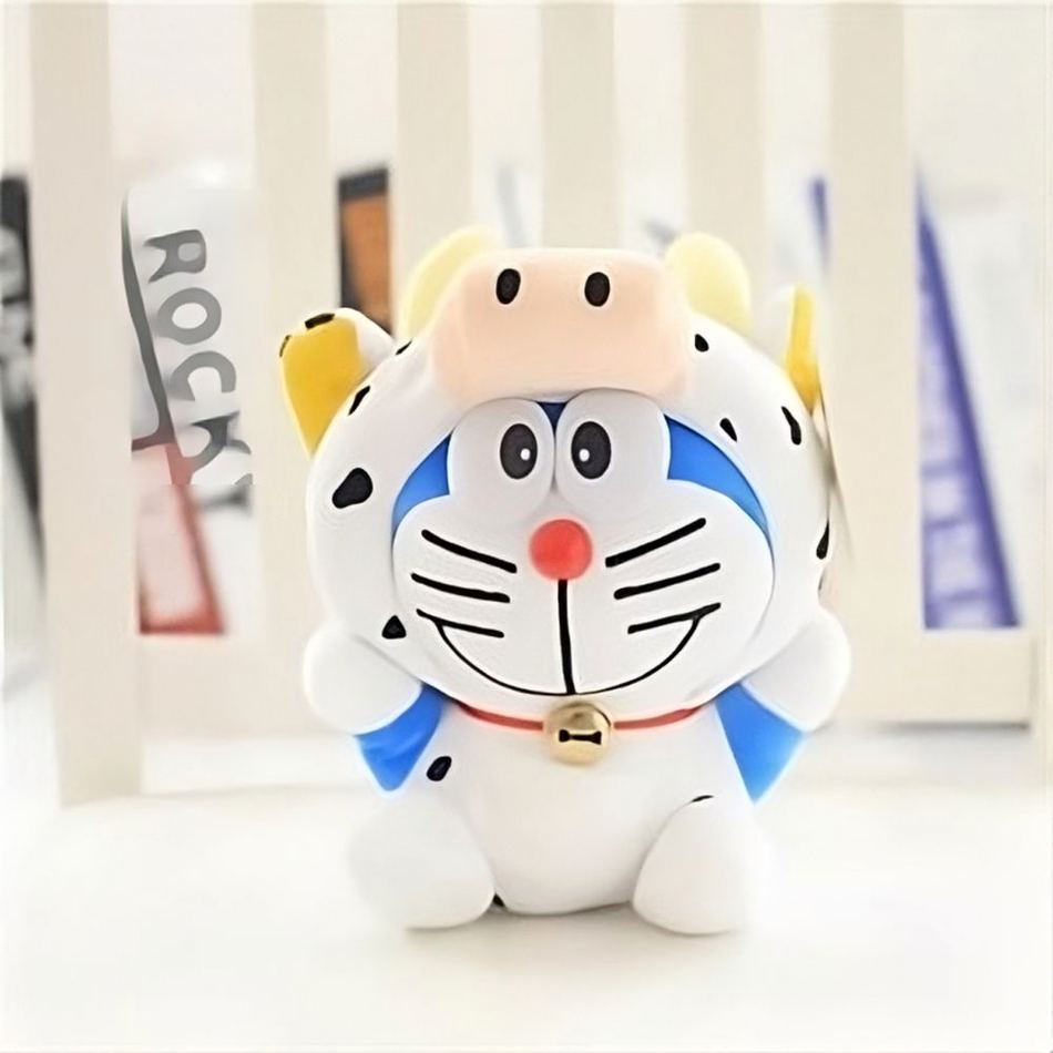 Peluche Doraemon Vache Douce Câline pour Enfant