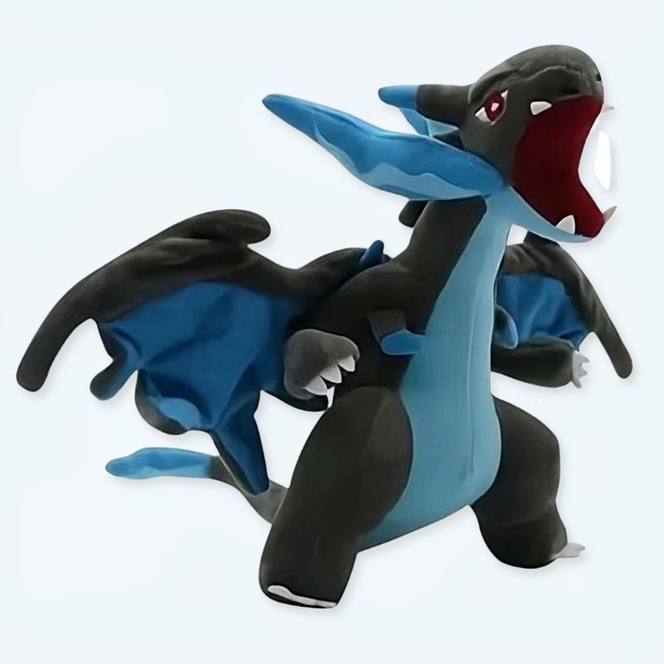 Peluche Dracaufeu X Géant Noir Doux Pokémon