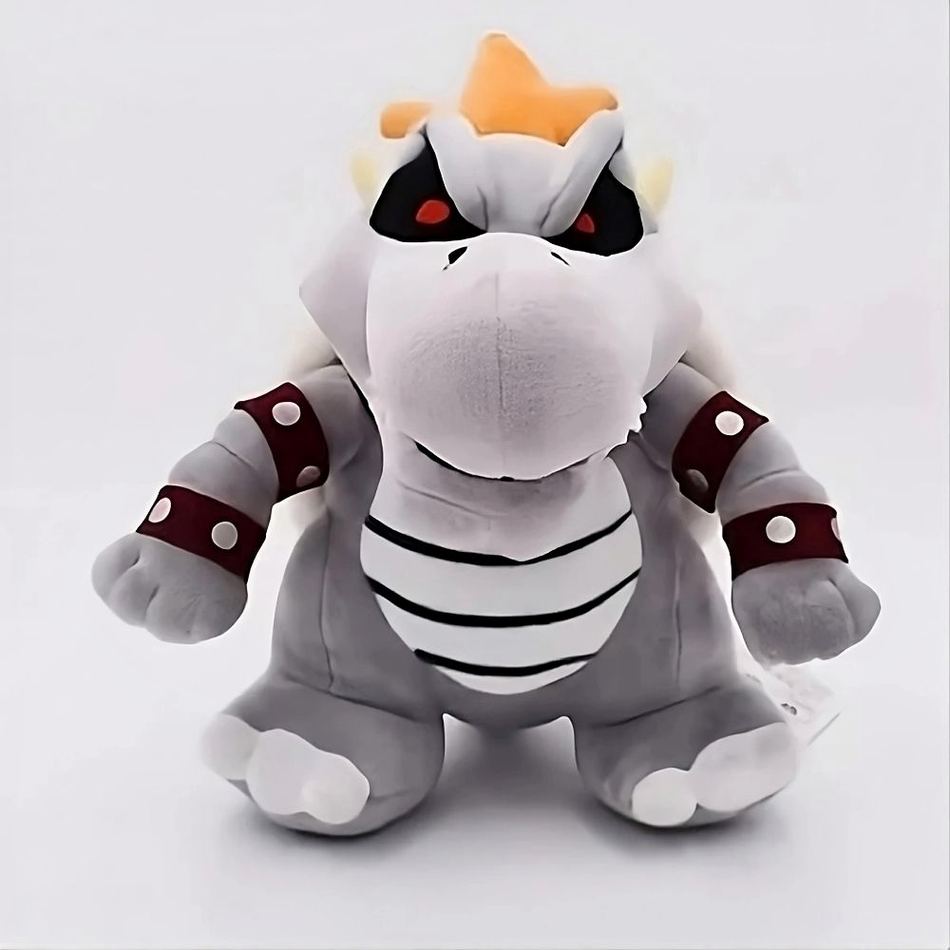 Peluche dragon Bowser géant doux de jeu vidéo coloré