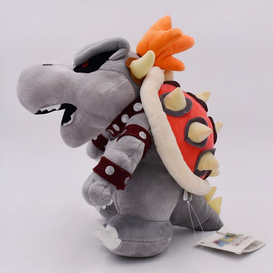 Peluche dragon Bowser géant doux de jeu vidéo coloré