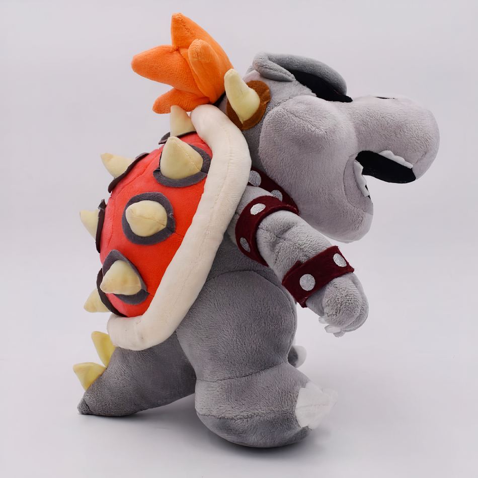 Peluche dragon Bowser géant doux de jeu vidéo coloré
