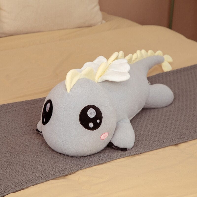 Peluche Dragon Géant aux Yeux Étincelants