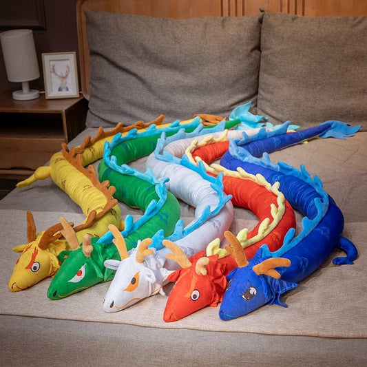 Peluche Dragon Géant Éclatant