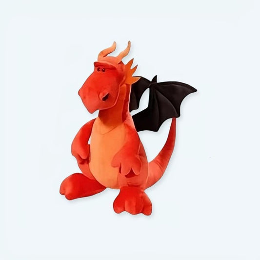 Peluche Dragon Rouge Fantasy Douce Enfant - Jeu Magique