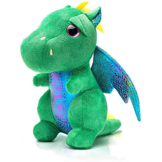 Dragon vert aux couleurs éclatantes