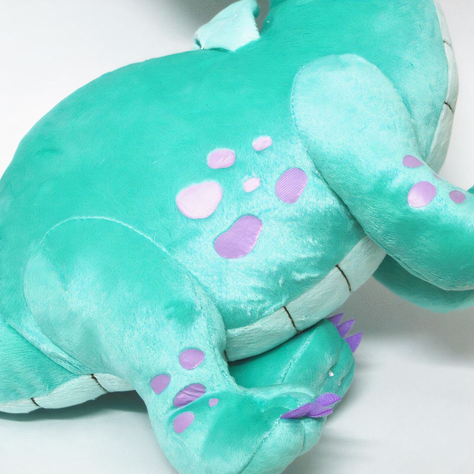 Peluche Dragon Vert Doux - Compagnon Fantastique pour Enfant