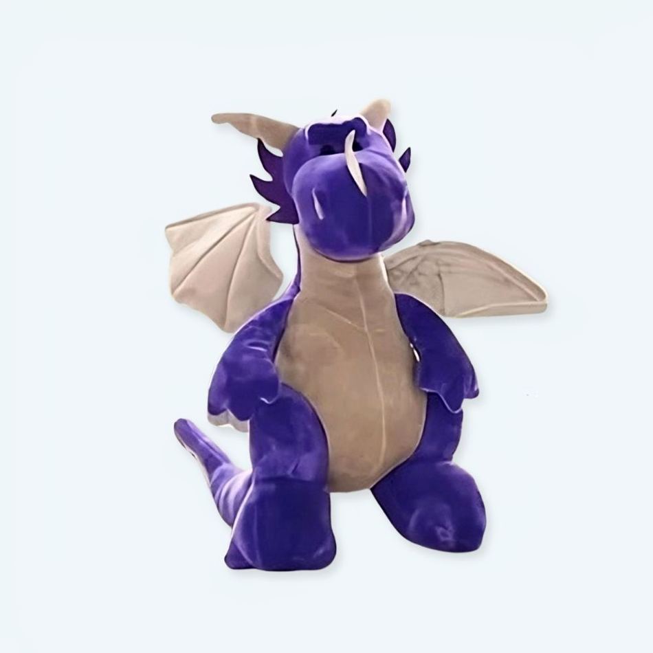 Peluche Dragon Violette Douce Magique pour Enfant Câlin