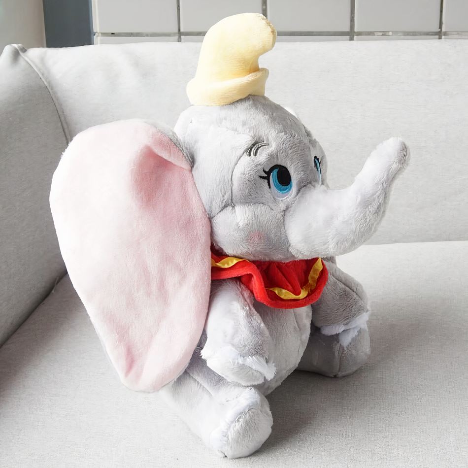 Peluche Dumbo - Éléphant Gris Doux pour Enfant - Disney
