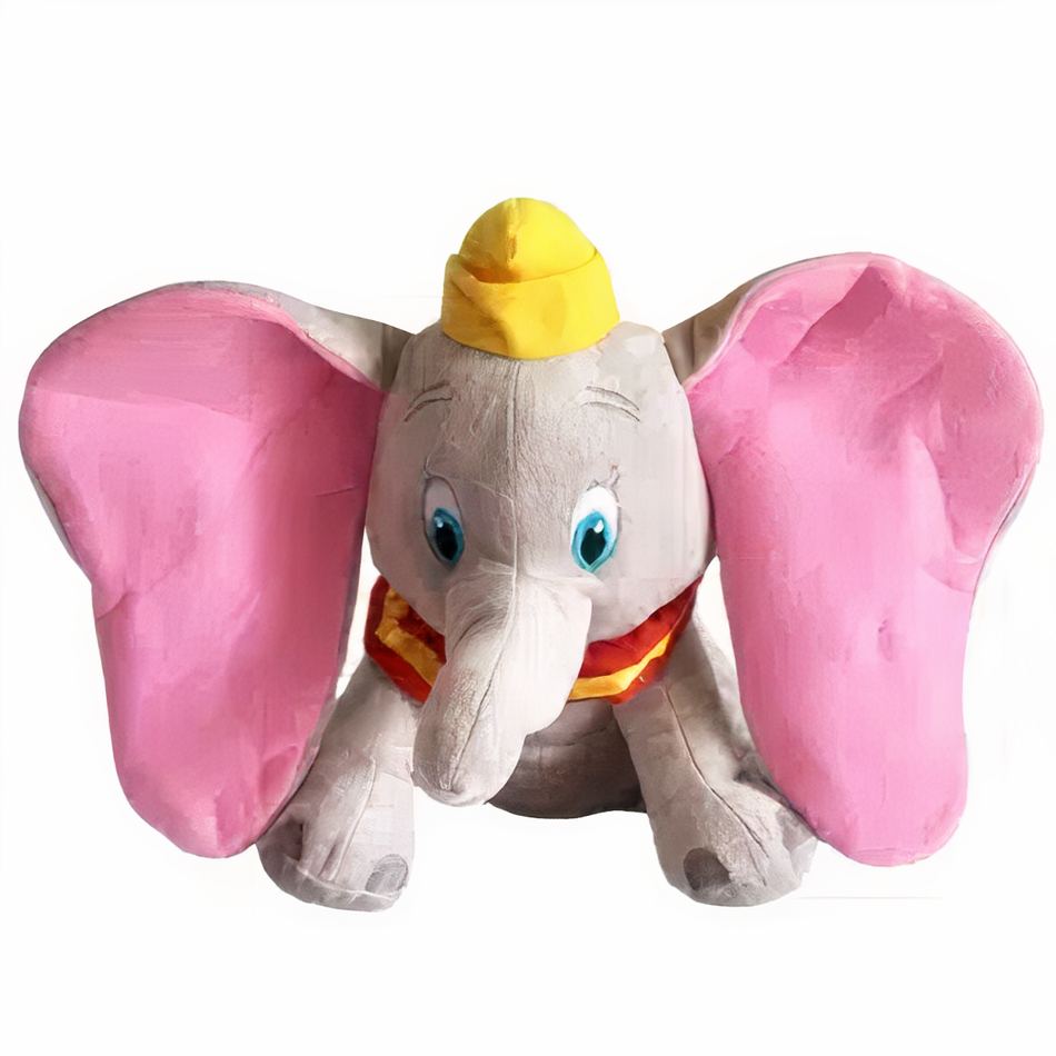 Peluche Dumbo - Éléphant Gris Enfant Câlin