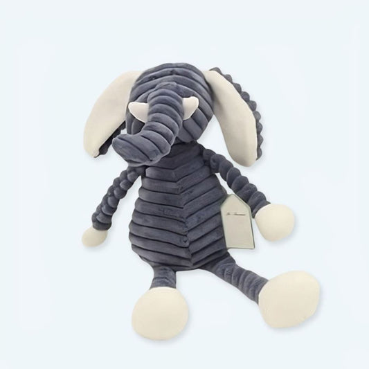 Peluche Éléphant Gris Doux Câlin - Déco Enfant Chambre