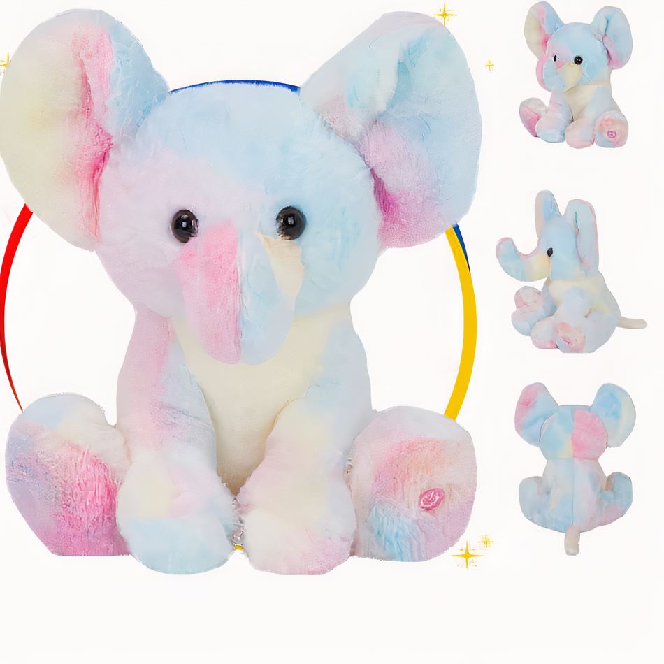Peluche éléphant veilleuse douce pour chambre d'enfant la nuit