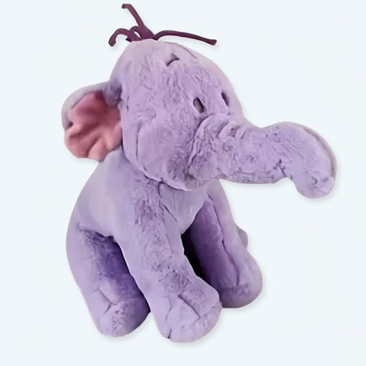 Peluche éléphant violet Disney - Doux câlin pour enfant