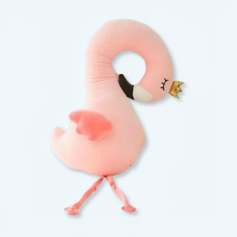Peluche flamant rose doux - Parfait pour la déco et les câlins