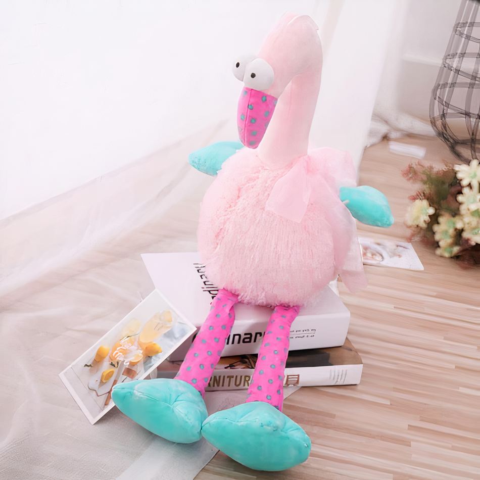 Peluche flamant rose - Drôle et Doux pour Déco Enfant