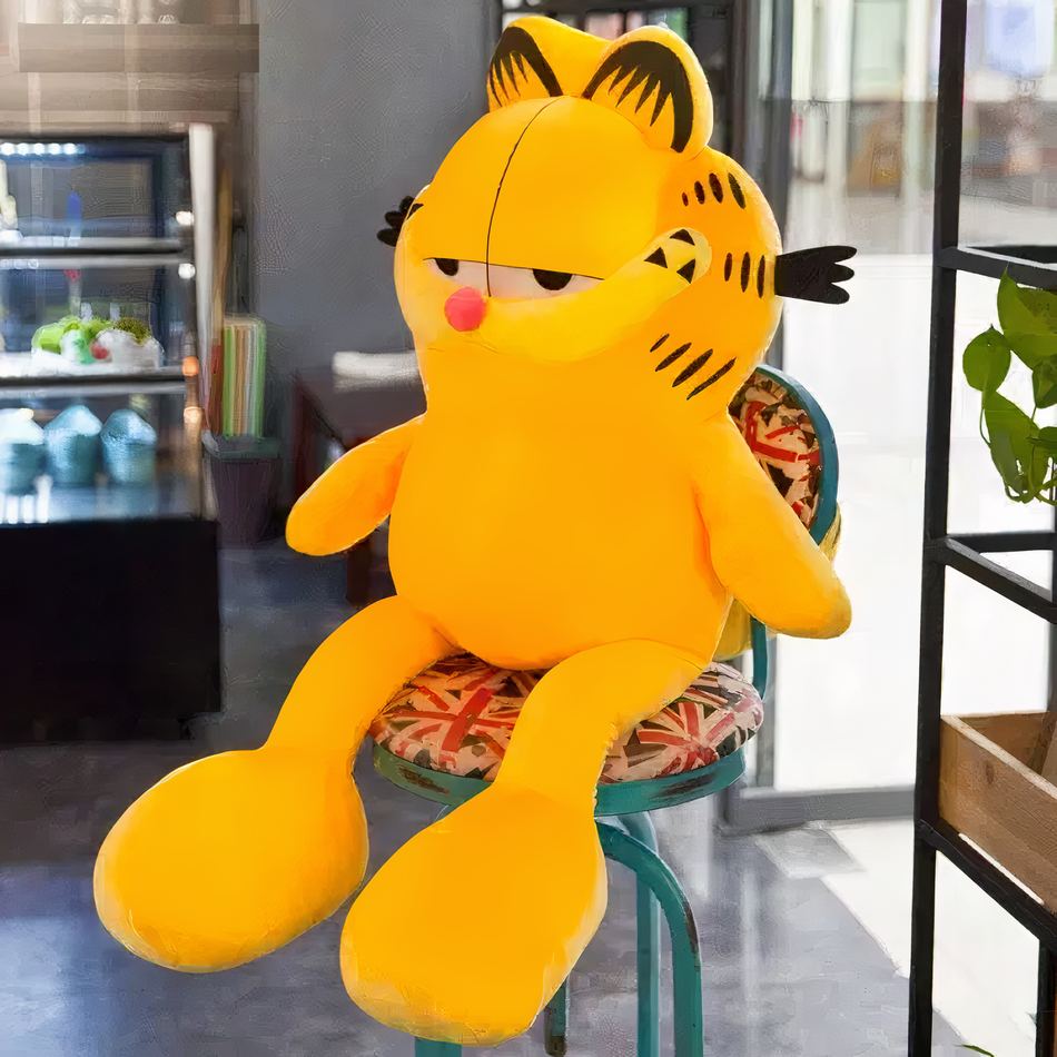 Peluche Garfield géante douce - Chat Orange Câlin Cosy