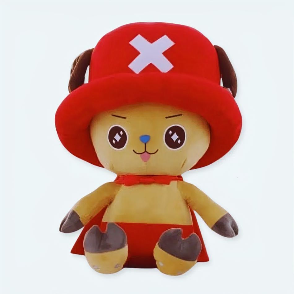 Peluche géante Chopper rouge One Piece - Douce et Câline