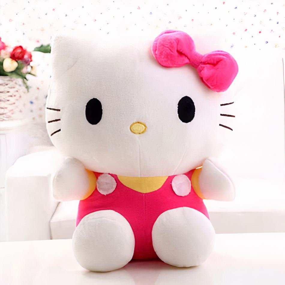 Peluche Hello Kitty rose douce pour enfant - Univers kawaii