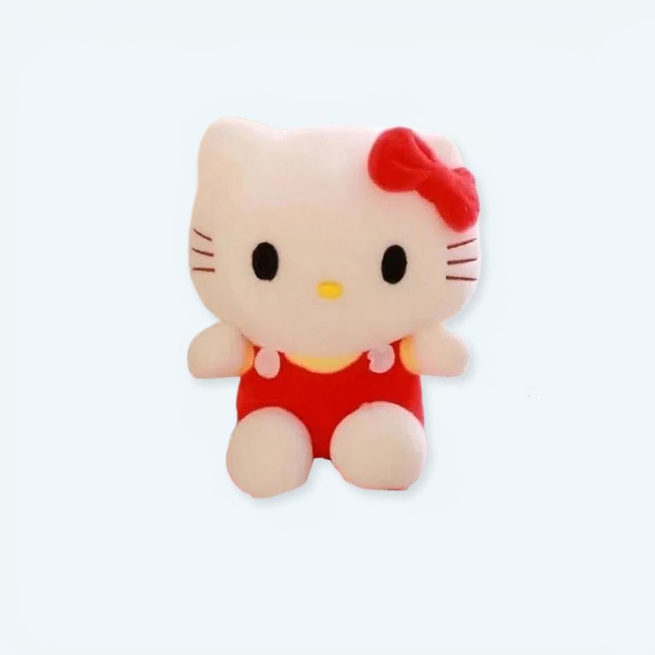 Peluche Hello Kitty rouge collection pour enfant