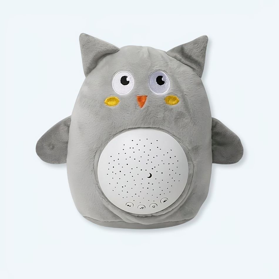 Peluche hibou Bruit Blanc Apaisant pour un doux sommeil enfant