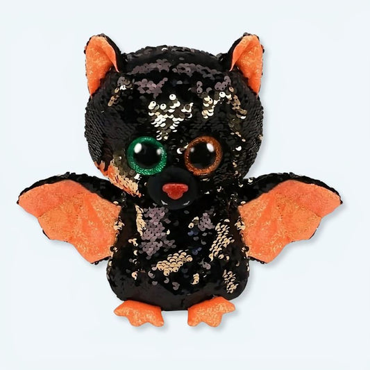 Peluche Hibou-Chauve-souris Magique à Sequins Halloween