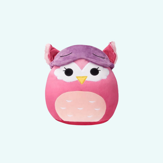 Peluche hibou Squishmallow - Idéale pour une chambre d'enfant cosy en hiver