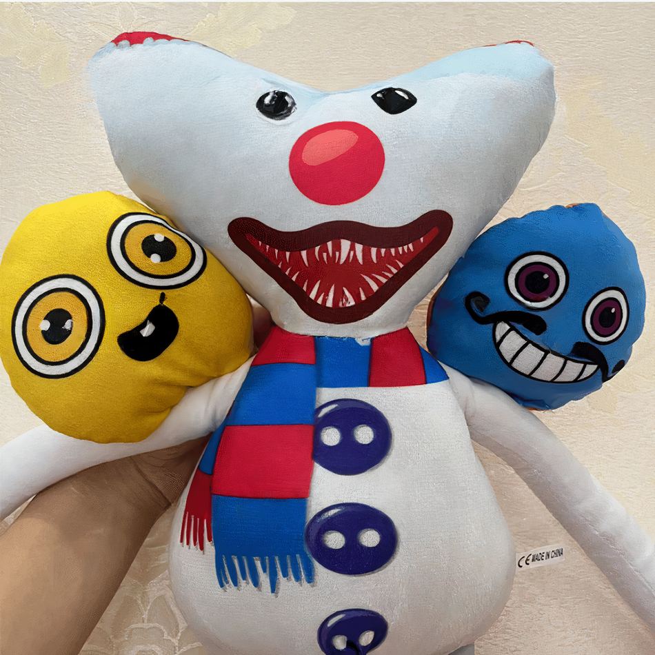 Peluche Huggy Wuggy - Le clown câlin effrayant pour enfants