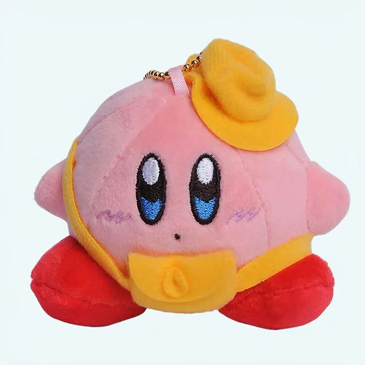 Peluche Kirby Casquette Jaune Gaming Ultra Mignon et Doux