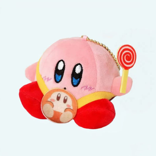 Peluche Kirby festive - Sucre d'orge doux et câlin pour enfant