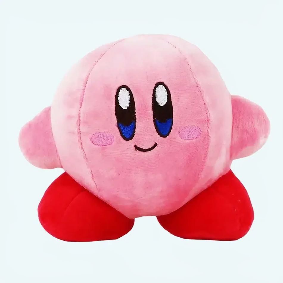 Peluche Kirby rose sourire doux - univers des câlins et jeux