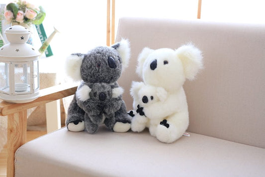 Peluche koala et son petit