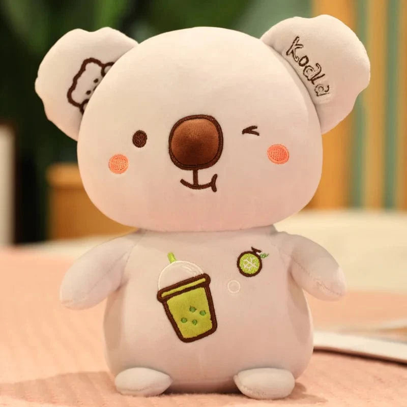 Peluche Koala Bubble Tea Pomme