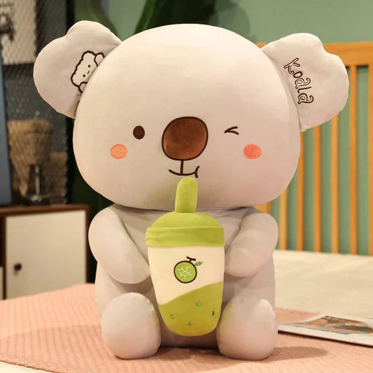 Peluche Koala Bubble Tea Pomme