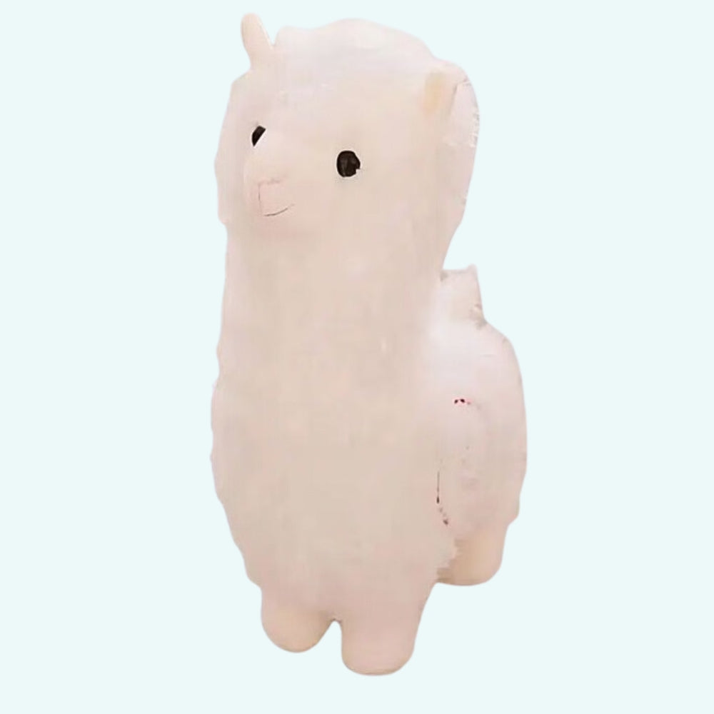 Peluche Lama Alpaga Blanc - Idéale pour une Chambre d'Enfant