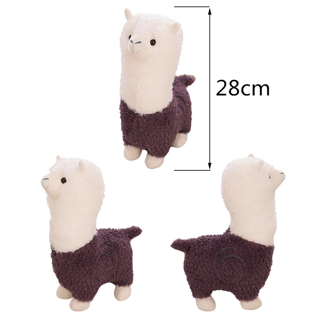 Peluche Lama Alpaga Violet Doux et Câlin pour Enfant
