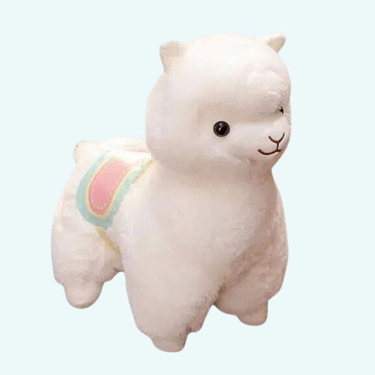 Peluche Lama Blanc Doux Câlin - Déco Chambre Enfant
