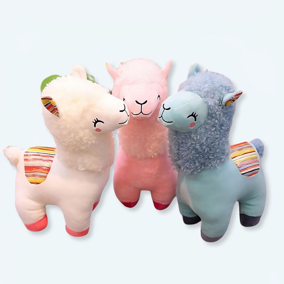 Peluche Llamacorn coloré ultra-doux pour enfant