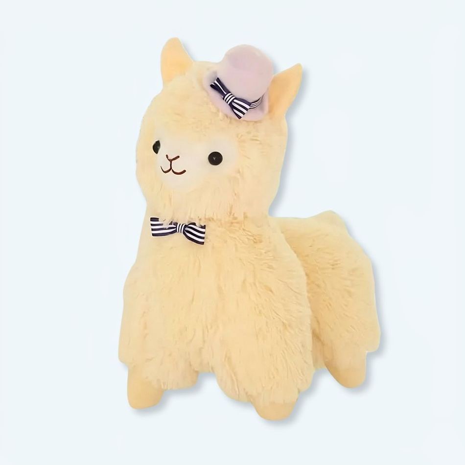 Peluche lama violet câlin enfant doux by Collection Animale