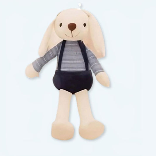 Peluche Lapin Doux Bleu Câlin pour Chambre d'Enfant
